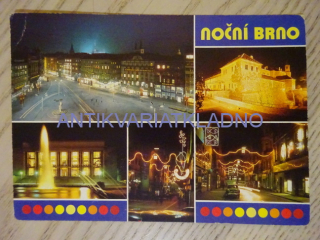 BRNO, NOČNÍ BRNO, 1987