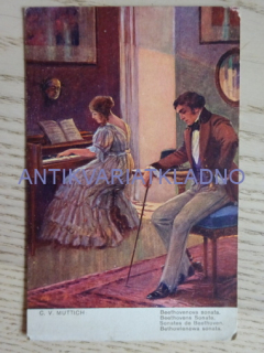 BEETHOVENOVA SONATA, MUTTICH, ŽENA, KLAVÍR, MUŽ, MUZIKA, HUDBA