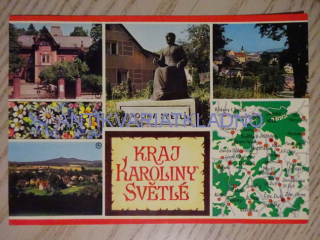 ČESKÝ DUB, SVĚTLÁ POD JEŠTĚDEM, OSEČNÁ, KRAJ KAROLÍNY SVĚTLÉ, 1978, OKRES LIBEREC