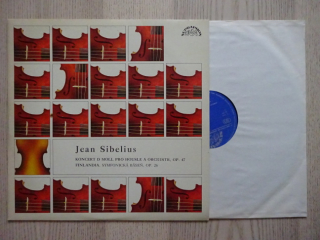 JEAN SIBELIUS, KONCERT PRO HOUSLE A OPRCHESTR, LP