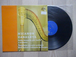 NICANOR ZABALETA, HARFA A ORCHESTR, LP