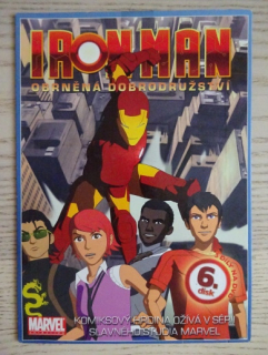 IRON MAN, OBRNĚNÁ DOBRODRUŽSTVÍ 6, DVD FILM