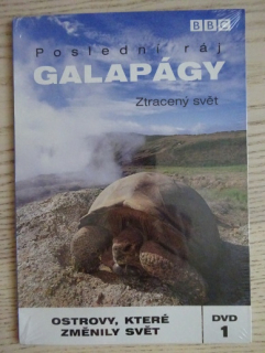 GALAPÁGY, POSLEDNÍ RÁJ, ZTRACENÝ SVĚT, DVD FILM DOKUMENT