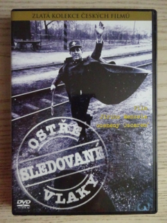 OSTŘE SLEDOVANÉ VLAKY, DVD FILM ČR