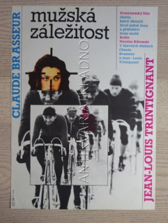 MUŽSKÁ ZÁLEŽITOST, FILM FR, R: RIBOWSKI, H: BRASSEUR, TRINTIGNANT, PLAKÁT 712