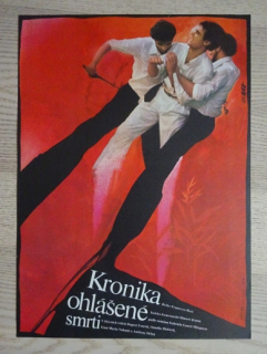 KRONIKA OHLÁŠENÉ SMRTI, FILM IT FR, R: ROSI, H: EVERETT, MUTI, DELON, PL: VLACH, PLAKÁT 856