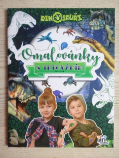 DINOSAUŘI, OMALOVÁNKY S TETOVÁNÍM