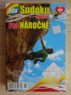 SUDOKU SPECIÁL PRO NÁROČNÉ, NOVÉ, NEVYPLNĚNÉ, **an
