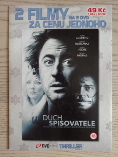 ZLO MEZI NÁMI, DUCH SPISOVATELE, DVD FILM