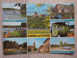 HLUBOKÁ NAD VLTAVOU, ZÁMEK, OKRES ČESKÉ BUDĚJOVICE