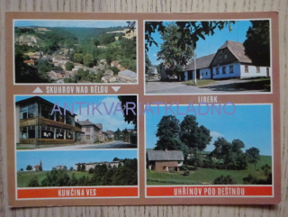 KUNČINA VES, LIBERK, SKUHROV NAD BĚLOU, UHŘÍNOV POD DEŠTNOU, OKRES RYCHNOV NAD KNĚŽNOU