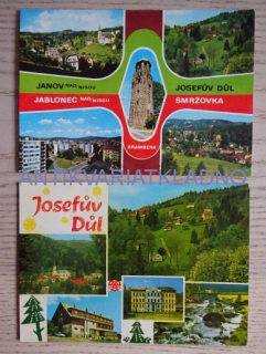JANOV NAD NISOU, JABLONEC NAD NISOU, JOSEFŮV DŮL, SMRŽOVKA, 2 KUSY