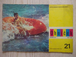 OHNÍČEK 21/1970, KOMIKS, NEPRAKTA, SEKORA, BURIAN