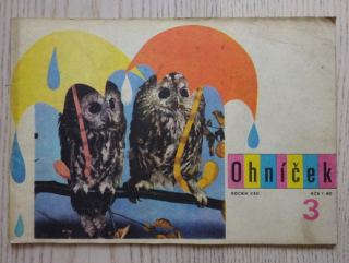 OHNÍČEK 3/1971, KOMIKS, NEPRAKTA, SEKORA, BURIAN