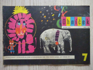 OHNÍČEK 7/1971, KOMIKS, NEPRAKTA, SEKORA, BURIAN