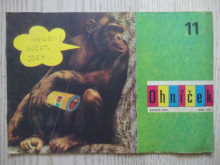 OHNÍČEK 11/1972, KOMIKS, NEPRAKTA, SEKORA, BURIAN
