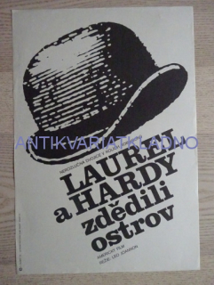 LAUREL A HARDY ZDĚDILI OSTROV, FILM USA, R: JOANNON, PL: ŠUBRT, PLAKÁT 113