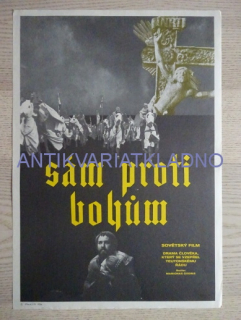 SÁM PROTI BOHŮM, FILM SSSR, R: GEDRIS, PL: HLAVÁČEK, PLAKÁT 182