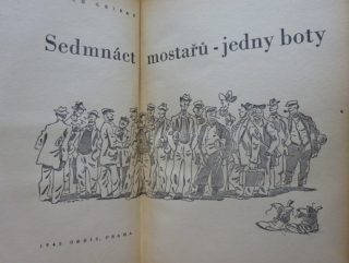SEDMNÁCT MOSTAŘŮ - JEDNY BOTY, ERICH GRISAR, **an