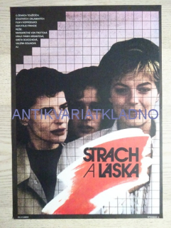 STRACH A LÁSKA, FILM NSR IT FR, R: VON TROTT, H: ARDANT, SCACCHI, PLAKÁT 245
