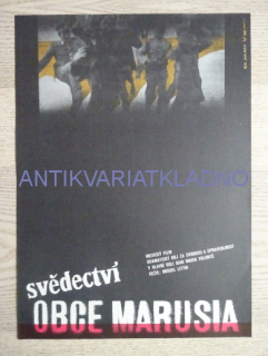 SVĚDECTVÍ OBCE MARUSIA, FILM MEX, R: LITTIN, PL: SKOCH, PLAKÁT 256