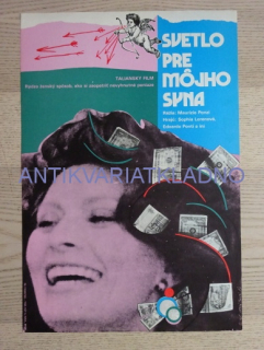 SVETLO PRE MOJHO SYNA, FILM IT, R: PONZI, H: LOREN, PONTI, PL: NOVÁKOVÁ, PLAKÁT 259