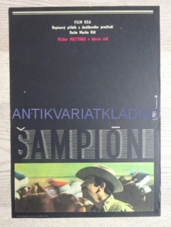ŠAMPIÓN, FILM USA, R: RITT, H: MATTHAU, PL: HENDRYCH, PLAKÁT 263