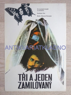 TŘI A JEDEN ZAMILOVANÝ, FILM SSSR, R: KEOSAJAN, PL: HRDINA, PLAKÁT 319