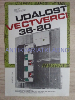 UDÁLOST VE ČTVERCI 36-80, FILM SSSR, R: TUMANIŠVILI, PL: BLÁHA, PLAKÁT 335