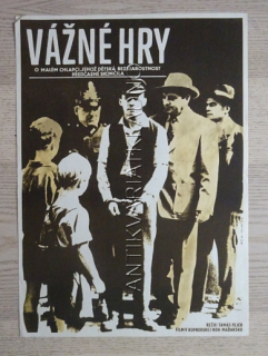 VÁŽNÍ HRY, FILM NDR HR, R: FEJÉR, PL: FOLL, PLAKÁT 365