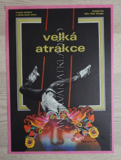 VELKÁ ATRAKCE, FILM SSSR, R: GEORGIJEV, PL: HLAVÁČEK, PLAKÁT 372
