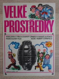 VELKÉ PROSTŘEDKY, FILM FR, R: CORNFIELD, PL: GOTTWALD, PLAKÁT 374