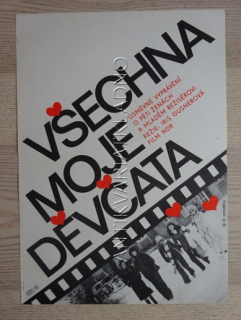 VŠECHNA MOJE DĚVČATA, FILM NDR, R: GUSNER, PL: JAROŠ, PLAKÁT 403