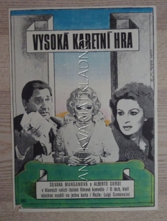 VYSOKÁ KARETNÍ HRA, FILM IT, R: COMENCINI, PL: SLÁDEK, PLAKÁT 412