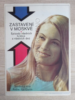 ZASTAVENÍ V MOSKVĚ, FILM SSSR, R: GURIN, PL: FOLL, PLAKÁT 437