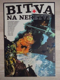 BITVA NA NERETVĚ, FILM YU, R: BULAJIC, PL: HRDINA, PLAKÁT 496