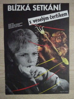 BLÍZKÁ SETKÁNÍ S VESELÝM ČERTÍKEM, FILM PL, R: LUKASZEWICZ, PLAKÁT 502