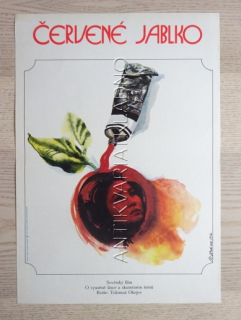ČERVENÉ JABLKO, FILM SSSR, R: OKEJEV, PL: HRDINA, PLAKÁT 559