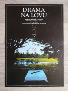 DRAMA NA LOVU, FILM SSSR, R: LOTJANU, PL: VLACH, PLAKÁT 601