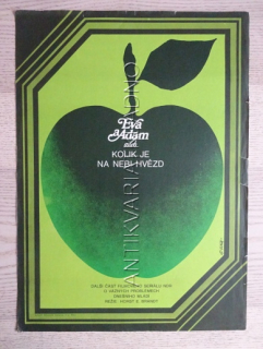 EVA A ADAM ANEB KOLIK JE NA NEBI HVĚZD, FILM NDR, R: BRANDT, PL: VLACH, PLAKÁT 618