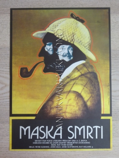 MASKA SMRTI, FILM GB, R: BAKER, H: CUSHING, MILLS, PL: TOMÁNEK, PLAKÁT 653