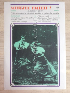 MILUJTE EMÍLII!, FILM HUN, R: SÁNDOR, PL: MEISNER, PLAKÁT 673