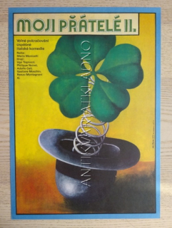 MOJI PŘÁTELÉ II., FILM IT, R: MONICELLI, H: TOGNAZZI, NOIRET, PL: MÉŠEK, PLAKÁT 686