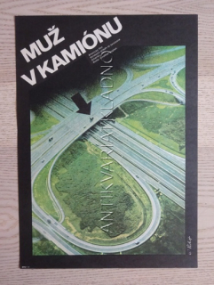 MUŽ V KAMIÓNU, FILM USA, R: KAPLAN, PL: VLACH, PLAKÁT 705