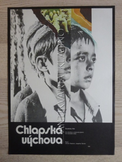 CHLAPSKÁ VÝCHOVA, FILM SSSR, R: SAPAROV, PL: UNGRÁD, PLAKÁT 751