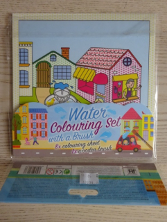 WATER COLOURING SET, BARVENÍ VODOU, **an