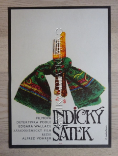 INDICKÝ ŠÁTEK, FILM SRN, R: VOHRER, PL: ČECH, PLAKÁT 761