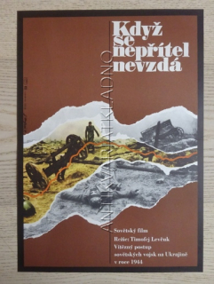 KDYŽ SE NEPŘÍTEL NEVZDÁ, FILM SSSR, R: LEVČUK, PL: UNGRÁD, PLAKÁT 819