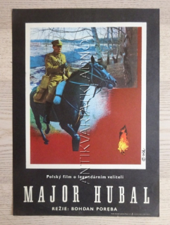 MAJOR HUBAL, FILM PL, R: POREBA, PL: VLK, PLAKÁT 896