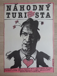 NÁHODNÝ TURISTA, FILM USA, R: KASDAN, H: HURT, TURNER, DAVIS, PL: POŠ, PLAKÁT 921